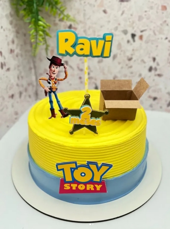 1 topo de bolo Toy Story @abelaartepersonalizados