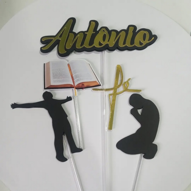 1 topo de bolo masculino evangélico @tatianaparanhos