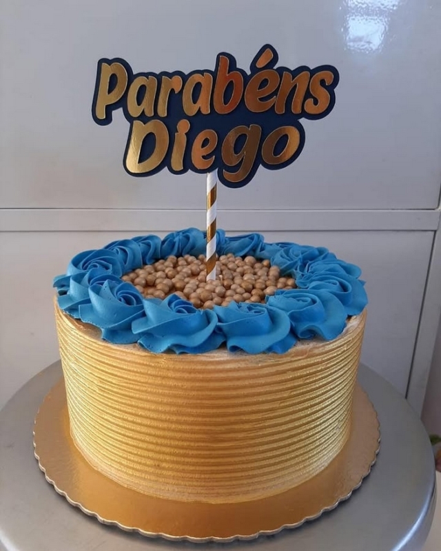 10 topo de bolo Parabéns personalizado @estudio angelandrade