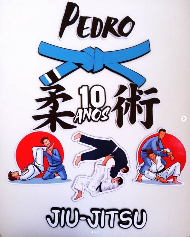 11 topo de bolo jiu jitsu personalizado @estudiof5personalizados