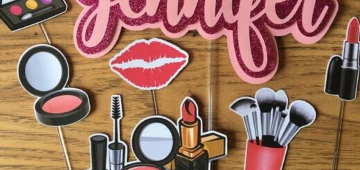 11 topo de bolo maquiagem personalizado @estellaperezarts
