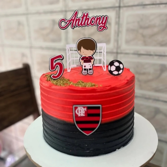 12 topo de bolo do Flamengo infantil @jessicapersonalizadoscdd