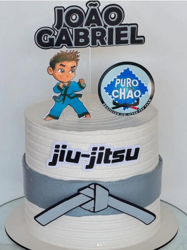12 topo de bolo jiu jitsu personalizado @ev docesepersonalizados