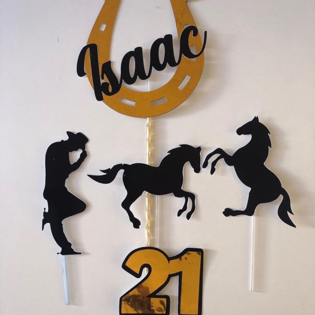 13 topo de bolo masculino country @personalizadosdage