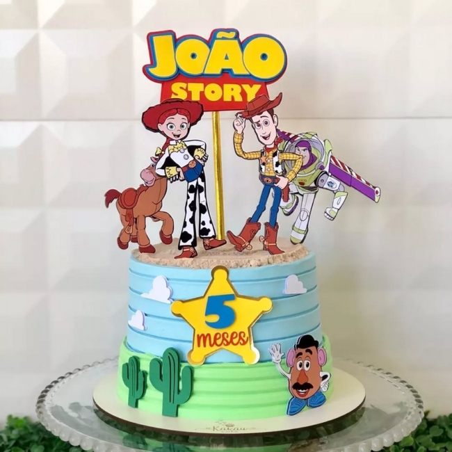 13 topo de bolo mesversário Toy Story @mamaecoruja mimos