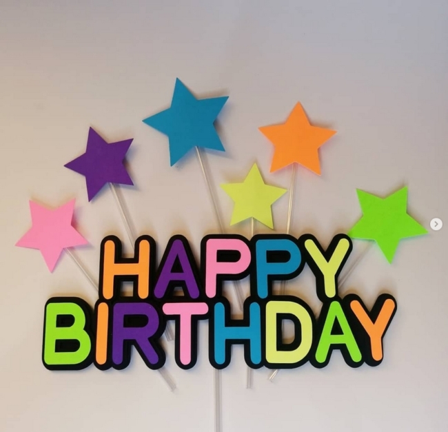14 topo de bolo neon simples @lemapersonalizados