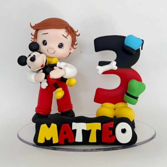 15 topo de bolo Mickey em biscuit @artsmaeefilhasoficial