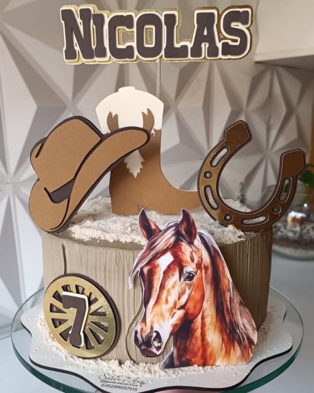 15 topo de bolo masculino country @amandaribeiropersonalizados