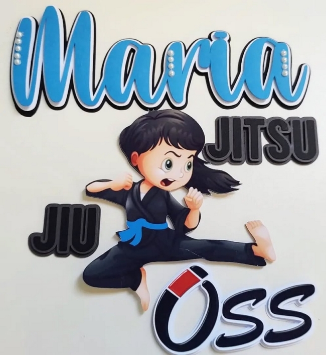 16 topo de bolo jiu jitsu feminino @milly personalizados20