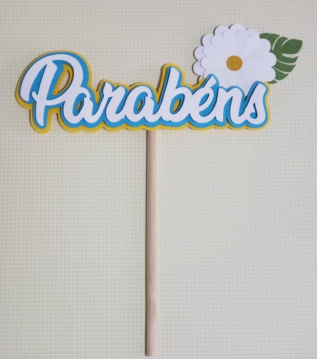 18 topo de bolo Parabéns feminino @estudioregali