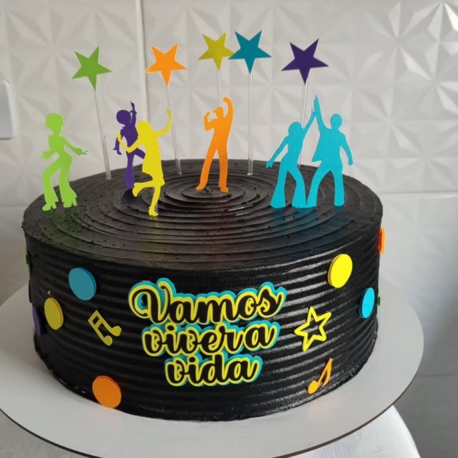 18 topo de bolo neon simples @llilian personalizados