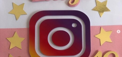 19 topo de bolo Instagram personalizado @brunasilvapersonalizados