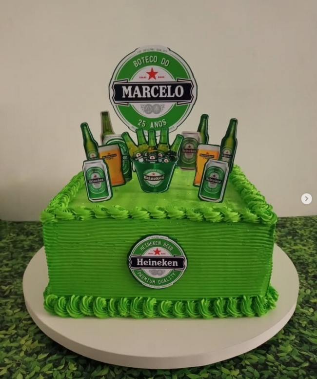 19 topo de bolo boteco Heineken @elenreis2020