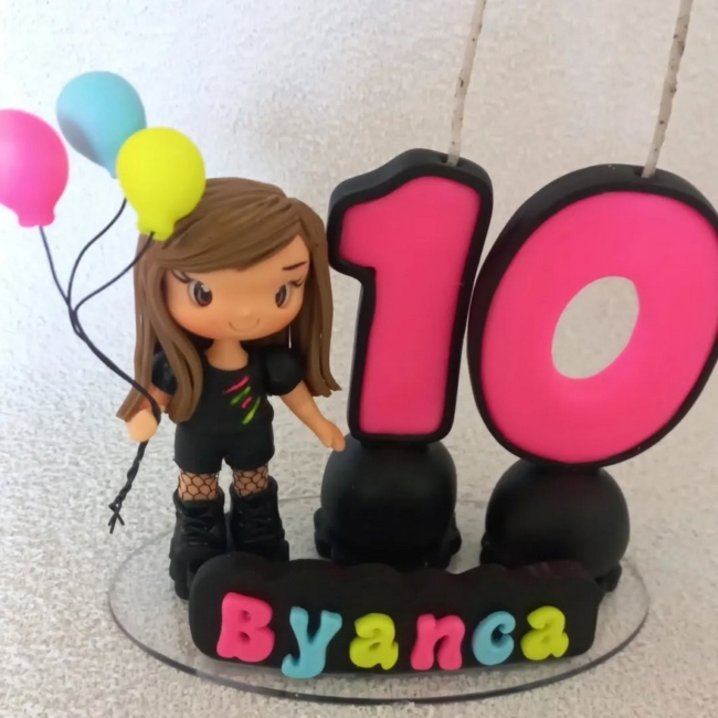 19 topo de bolo neon biscuit @vanessapassosbiscuit