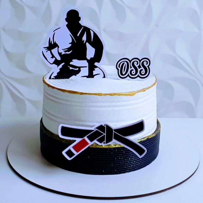 2 topo de bolo jiu jitsu simples @atelielorennabarros
