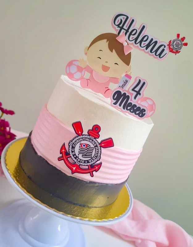 21 topo de bolo Corinthians mesversário @worldpapercriativa