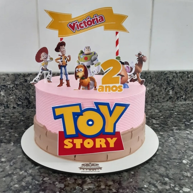 21 topo de bolo Toy Story menina @dociedelicias