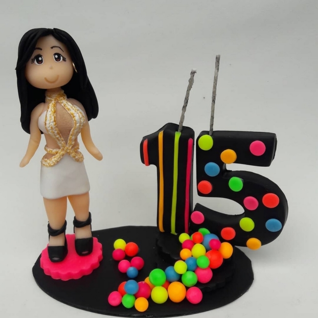 22 topo de bolo neon biscuit @atelie andreia andrade