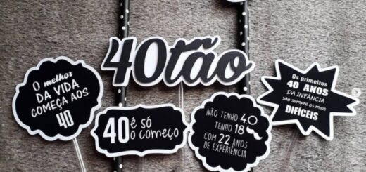 23 topo de bolo masculino 40 anos @artscriativa