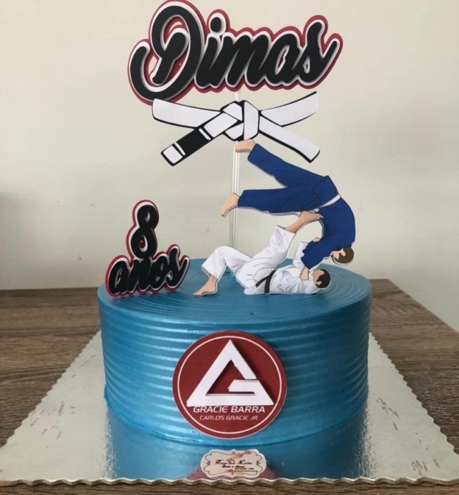 24 topo de bolo jiu jitsu infantil @artvitatelie