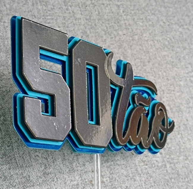 27 topo de bolo masculino 50 anos @aapersonalize