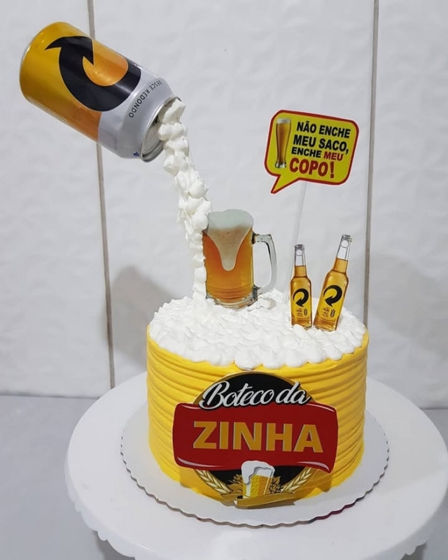 3 topo de bolo boteco Skol @geizicakes