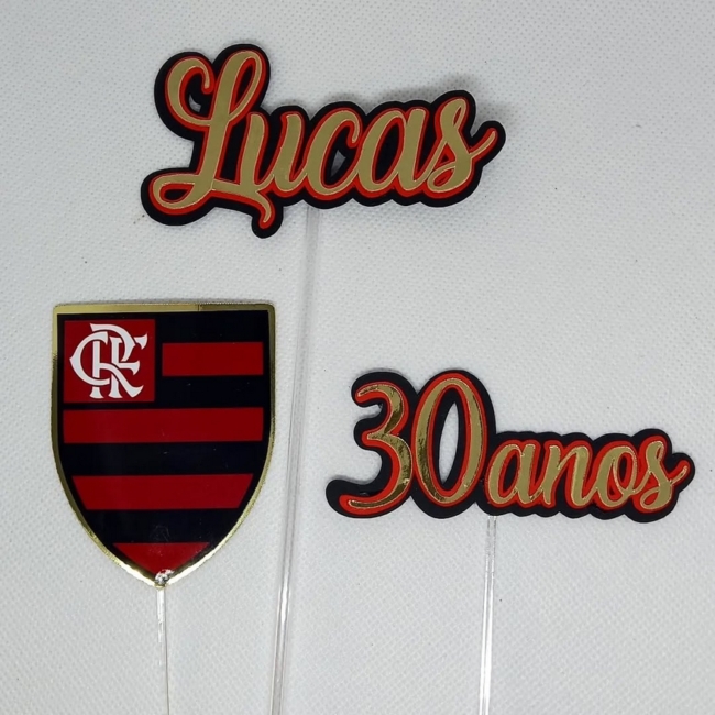 3 topo de bolo do Flamengo @artenopapel bp