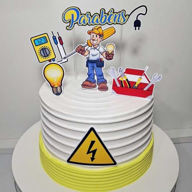 3 topo de bolo eletricista simples @deliciasdapri rj
