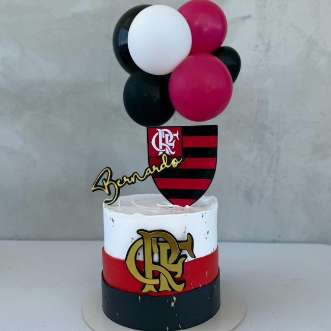 31 topo de bolo do Flamengo com balões @brilhopapelecompanhia