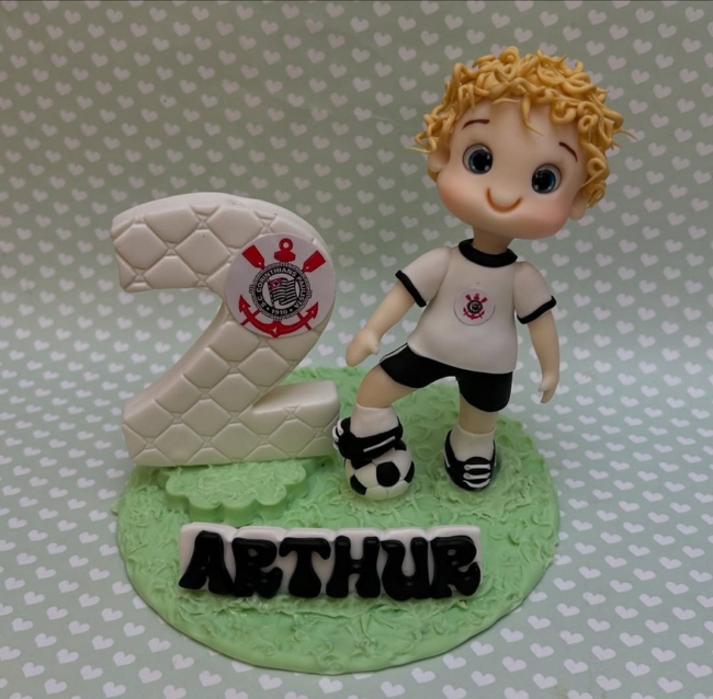 39 topo de bolo Corinthians em biscuit @marartesbiscuit