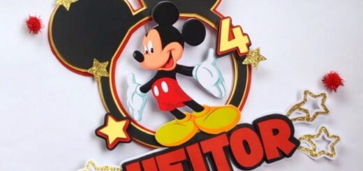 39 topo de bolo Mickey personalizado @com amorpapelariadvartstore