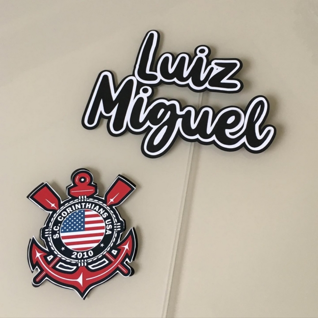 4 topo de bolo Corinthians simples @papelarte cg