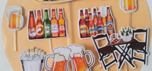 41 topo de bolo boteco personalizado @tatianaparanhos