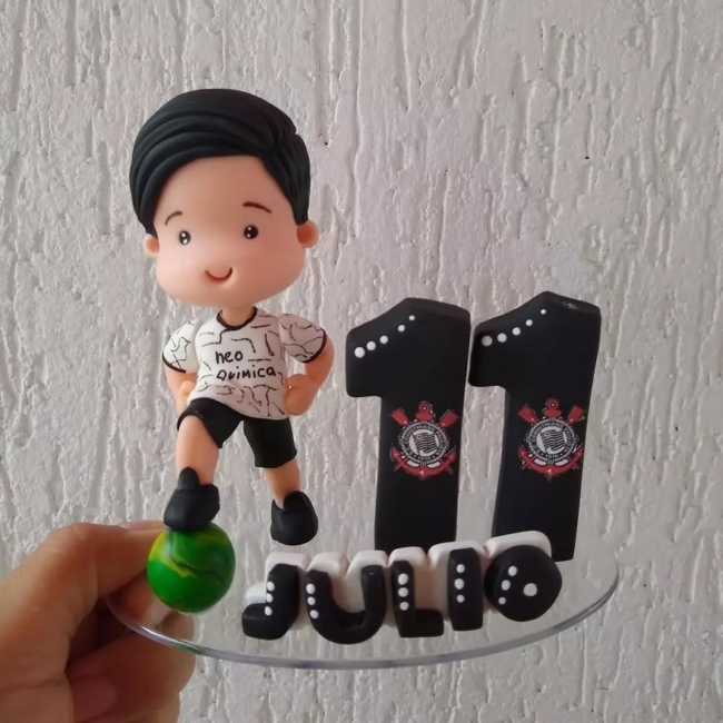 42 topo de bolo Corinthians em biscuit @talitaklipelbiscuit