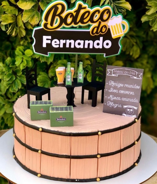 44 topo de bolo boteco personalizado @lacorosaartesdigitais