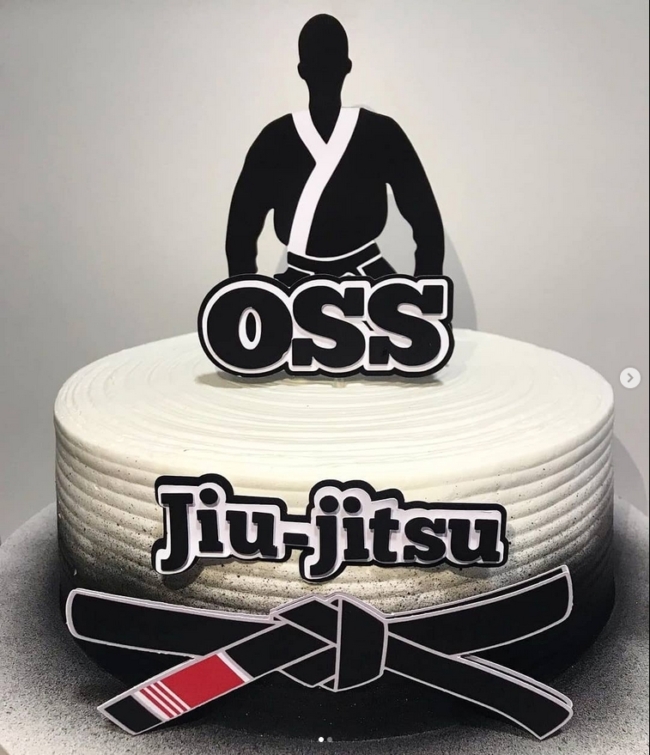 6 topo de bolo jiu jitsu simples @klingpersonalizados