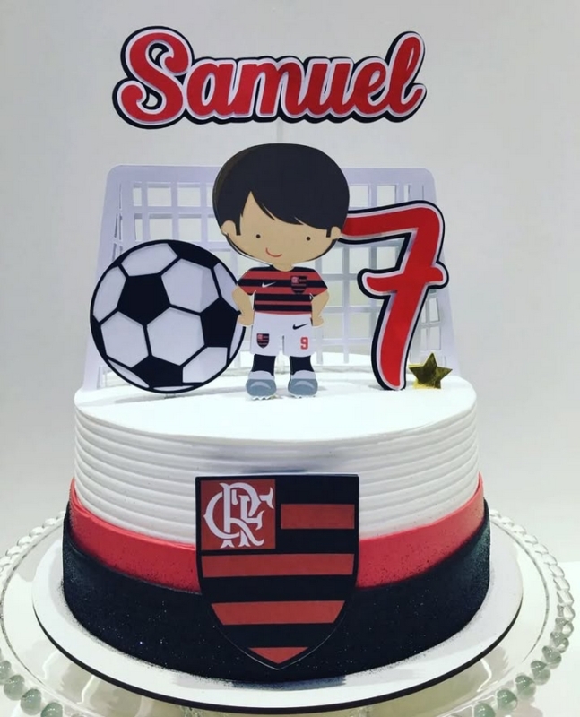 7 topo de bolo do Flamengo @produzindosonhos papelie