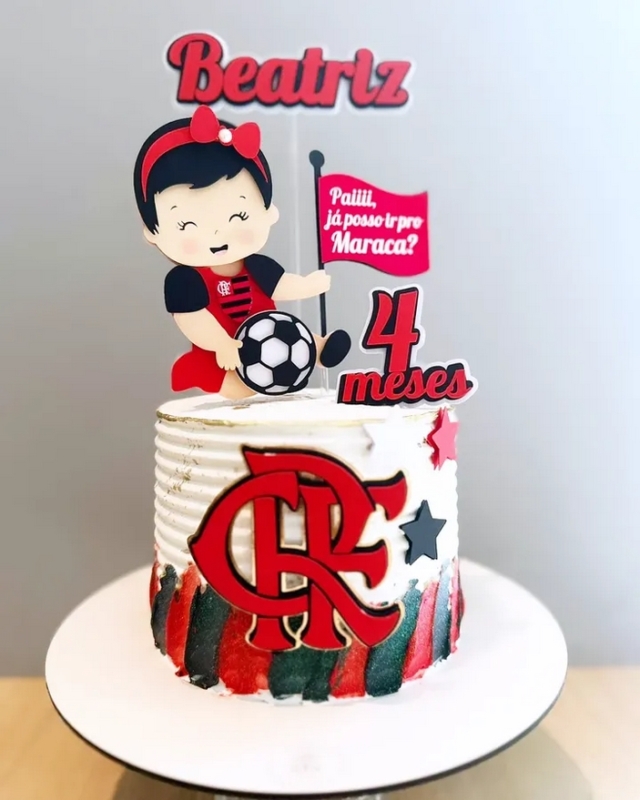 9 topo de bolo do Flamengo mesversário @jordania marinho