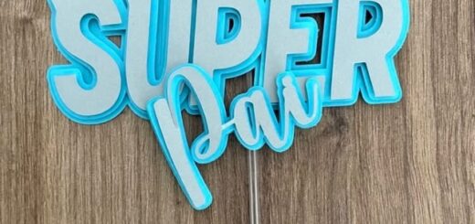 1 topo de bolo Super Pai @yasmin topper