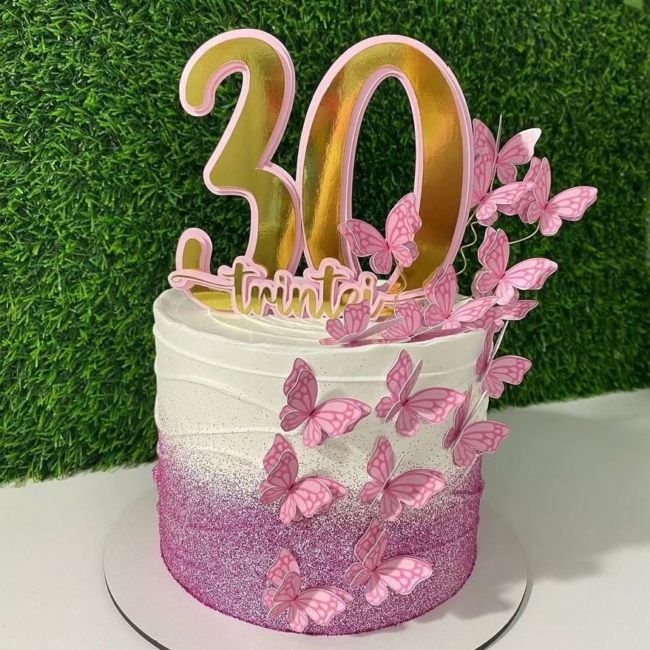 1 topo de bolo personalizado feminino @jeharts