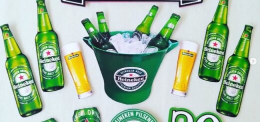 10 topo de bolo Heineken masculino @evellyn personalizados