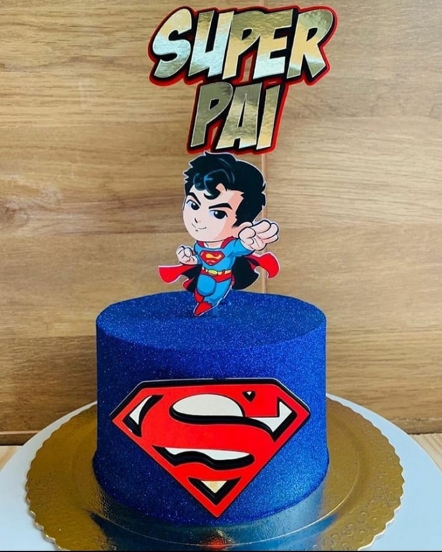 10topo de bolo Super Pai @personalizartte