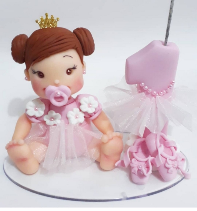 12 topo de bolo bailarina baby @tatti pimentel