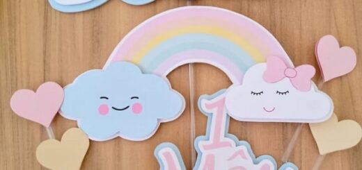 14 topo de bolo chuva de amor personalizado @ camilapersonalizados