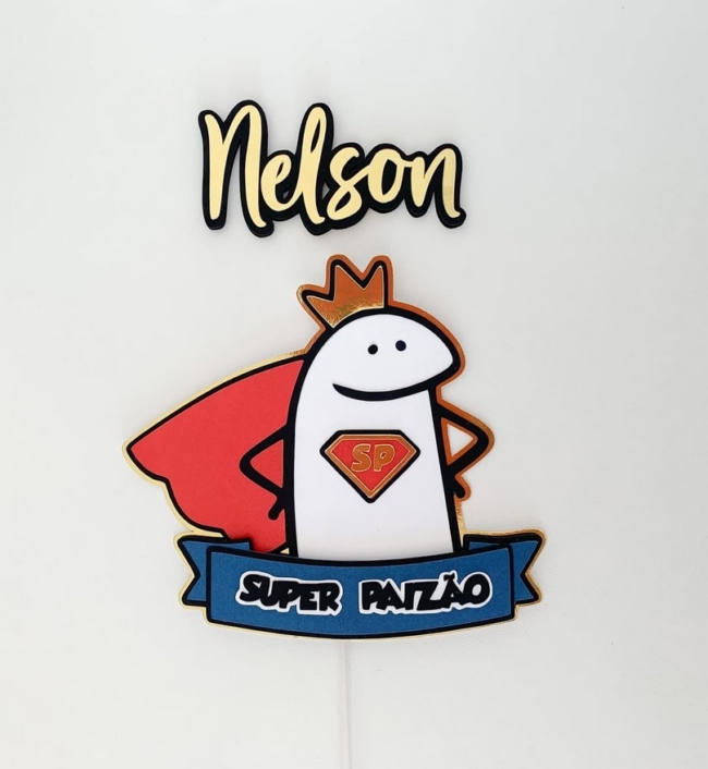 14 topo de bolo criativo Super Pai @irmasfesteiras sp