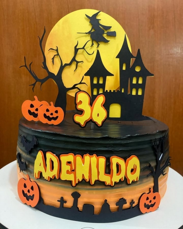 18 topo de bolo Halloween masculino @quesejadoce bolos