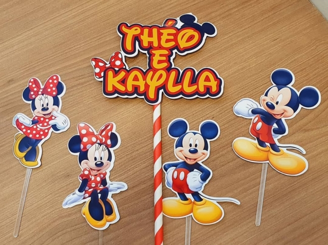 22 topo de bolo Minnie e Mickey @partyplacebr