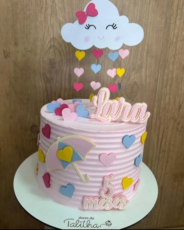 22 topo de bolo chuva de amor mesversário @allynemarquipapelaria