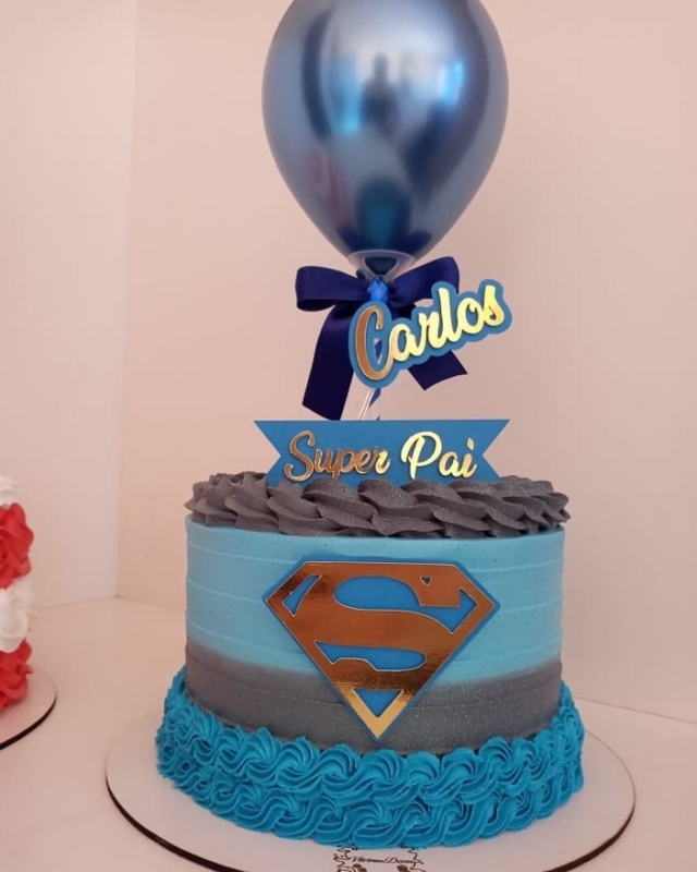 24 topo de bolo Super Pai com nome @pequenosluxospersonalizados