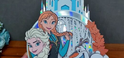 25 topo de bolo Frozen luxo @nave dos personalizados